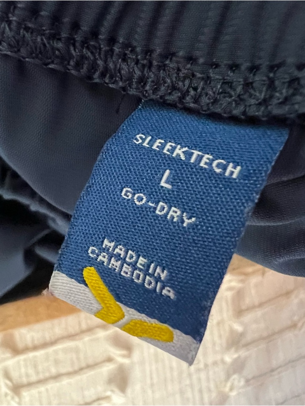 Old Navy Dusk Navy High-Waisted SleekTech Barrel Ankle Pants Size Large - Picture 3 of 5